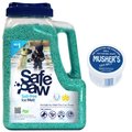Safe Paw Ice Melter for Dogs & Cats, 8-lb 3-oz jug + Musher's Secret Paw Protection Natural Dog Wax, 200-g jar