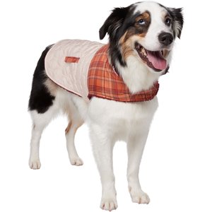 Frisco Medium Weight Fall Plaid Dog & Cat Coat, X-Large