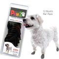 Pawz Waterproof Dog Boots, Black, XX-Small, 12 count