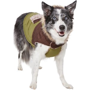 Frisco Heavy Weight 2-Tone Sherpa Lined Hybrid Quilted Dog & Cat Parka, X-Large