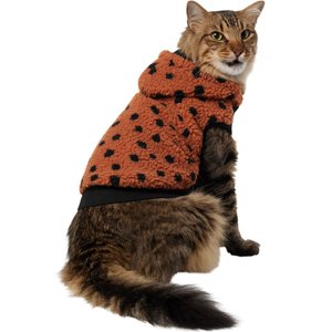 Frisco Dotted Dog & Cat Hoodie, Small
