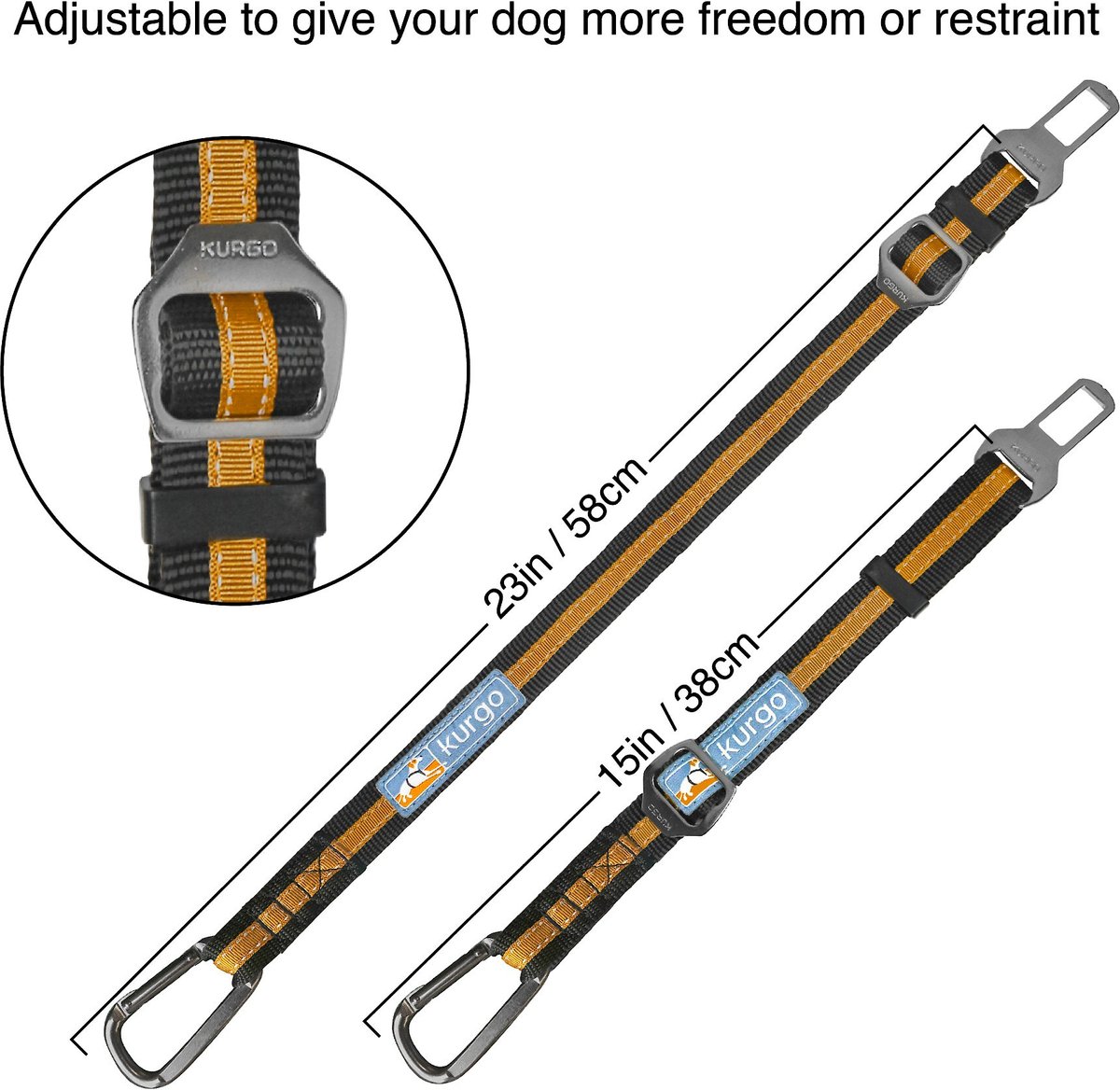 Kurgo Wander Nylon Dog Collar with Bottle Opener, Khaki