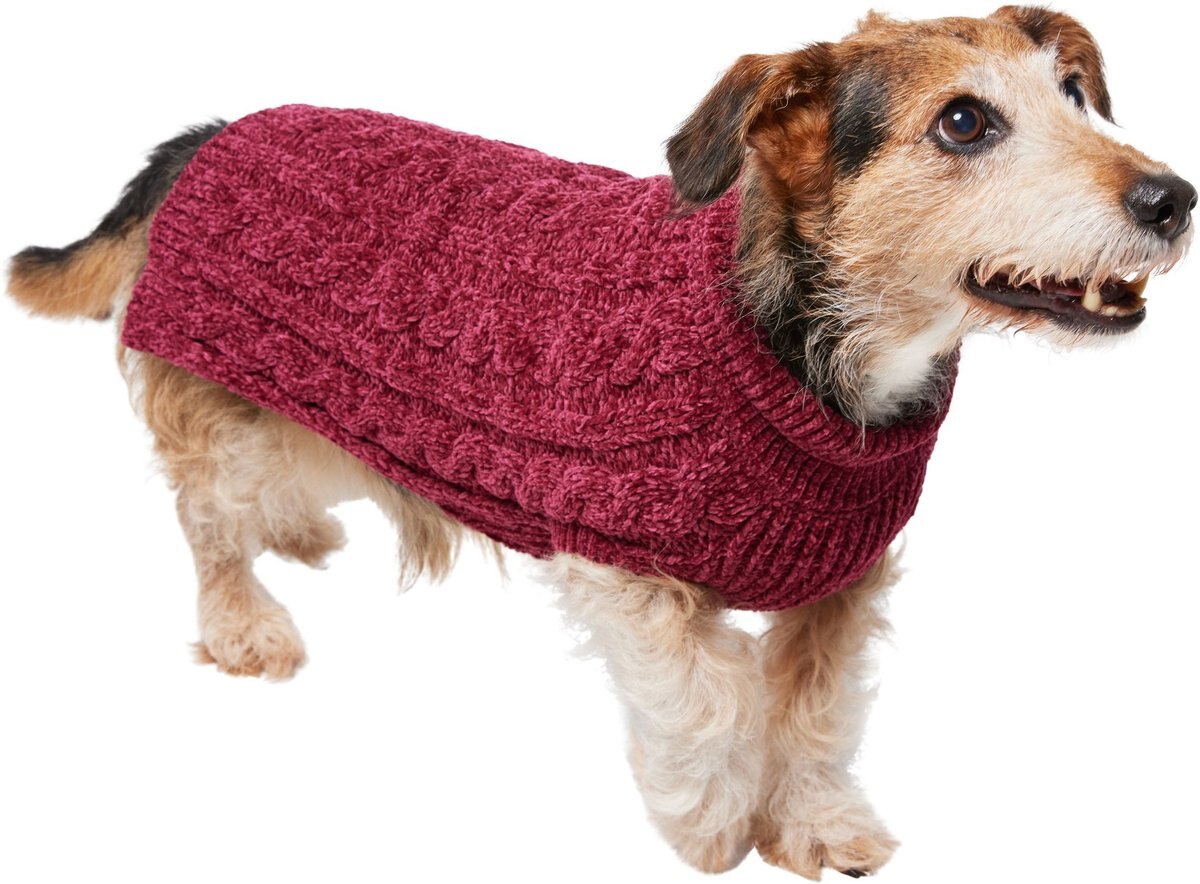 Frisco Cozy Textured Chenille Dog & Cat Sweater