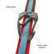 Show in main carousel: Kurgo Quantum Nylon Reflective Hands-Free Running Dog Leash, Red/Blue, 6-ft long, 1-in wide slide 8 of 12