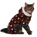 Frisco Cozy Plush Fleece Dog & Cat PJs, Mushrooms, Small