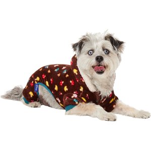 Frisco Cozy Plush Fleece Dog & Cat PJs, Mushrooms, Medium