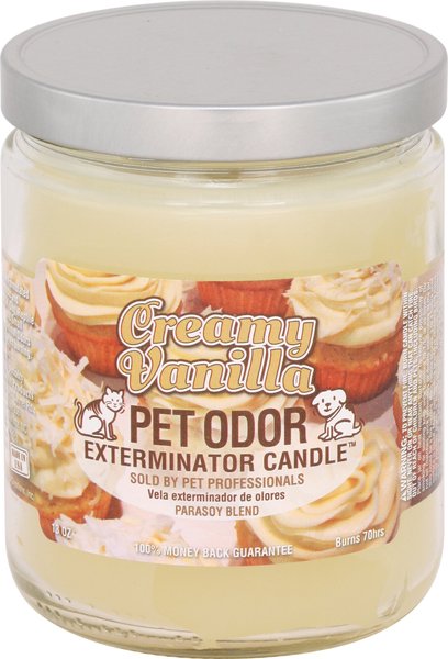 Pet Odor Exterminator Creamy Vanilla Deodorizing Candle, 13-oz jar slide 1 of 4