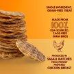 Vegalicious Healthy Dehydrated All Natural Pumkin Wedges Dog Treats, 5.6-oz bag