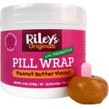 Riley's Originals Delicious Peanut Butter & Probiotic Pill Wrap Dog Treat, 4.2-oz bag
