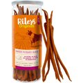Riley's Originals Slims Dried Sweet Potato Dehydrated Dog Treats, 7.5-oz bag