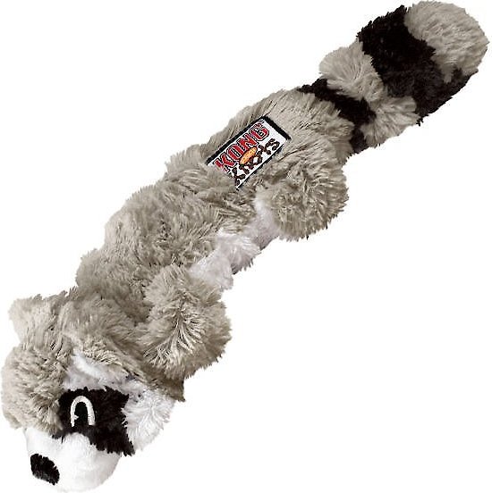 KONG Scrunch Knots Raccoon Dog Toy, Medium/Large slide 1 of 7