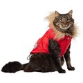 Frisco Heavy Weight Matte Quilted Dog & Cat Parka with Cozy Fleece Lining, Red, Small