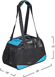 Bergan Voyager Airline-Approved Dog & Cat Carrier Bag, Medium/Large, Black slide 2 of 7