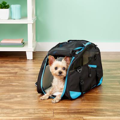 Show full view: Bergan Voyager Airline-Approved Dog & Cat Carrier Bag, Medium/Large, Black slide 3 of 9