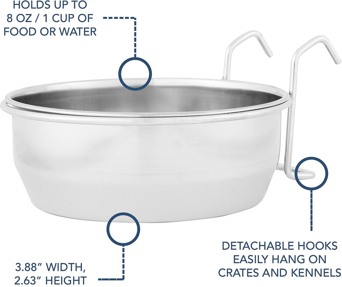Maslow Stainless Steel Standard Pet Bowl