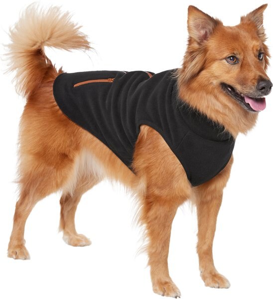 Frisco Light Weight Leopard Print Lined Fleece Dog & Cat Vest