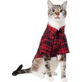Frisco Red Tartan Plaid Dog & Cat Flannel Shirt, Small