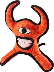 Tuffy's Alien Lieutenant Splock Squeaky Plush Dog Toy, Red