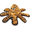 Tuffy's Mega Creature Tiger Print Octopus Squeaky Plush Dog Toy, Oscar