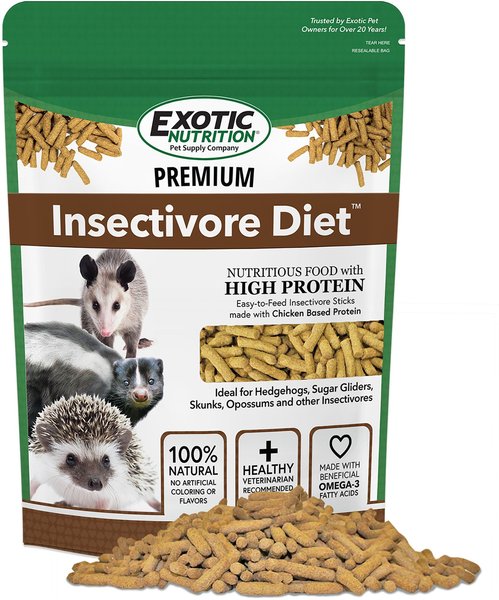 Exotic Nutrition Premium Insectivore Diet Small-Pet Food, 8-lb bag slide 1 of 5