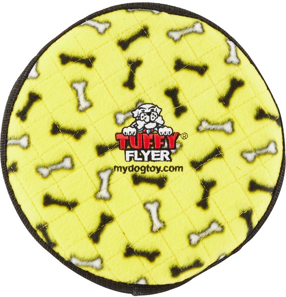 Tuffy No Stuff Ultimate Ring Dog Toy Yellow