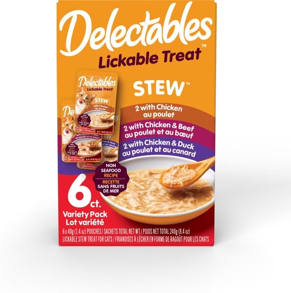Discontinued HARTZ Delectables Stew NonSeafood Variety Pack Lickable