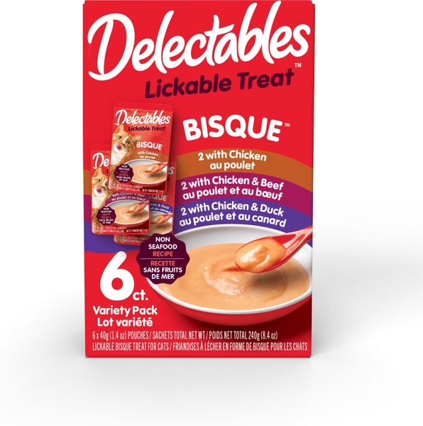 Discontinued HARTZ Delectables Bisque NonSeafood Vaiety Pack