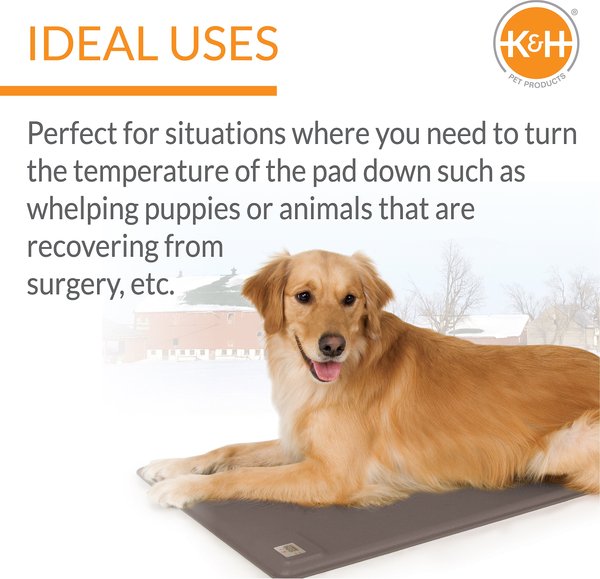 K&H Pet Products Deluxe Lectro-Kennel Heated Pad & Cover
