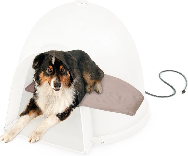 Ku0026H PET PRODUCTS Lectro-Soft Igloo-Style Heated Pad u0026 Cover, Large - Chewy .com