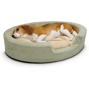 K&H Pet Products Thermo-Snuggly Sleeper Bolster Cat & Dog Bed