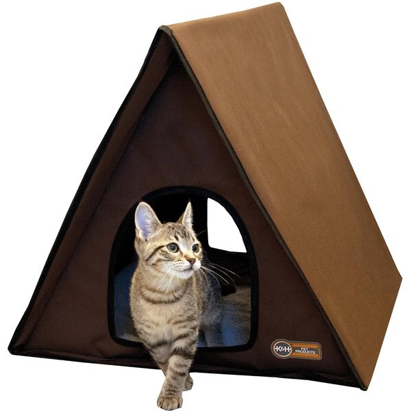 K&H PET PRODUCTS Outdoor Unheated MultiKitty AFrame House