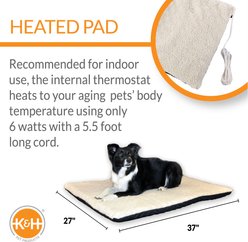 K&H Pet Products Thermo-Bed Orthopedic Cat & Dog Bed, Large slide 2 of 8