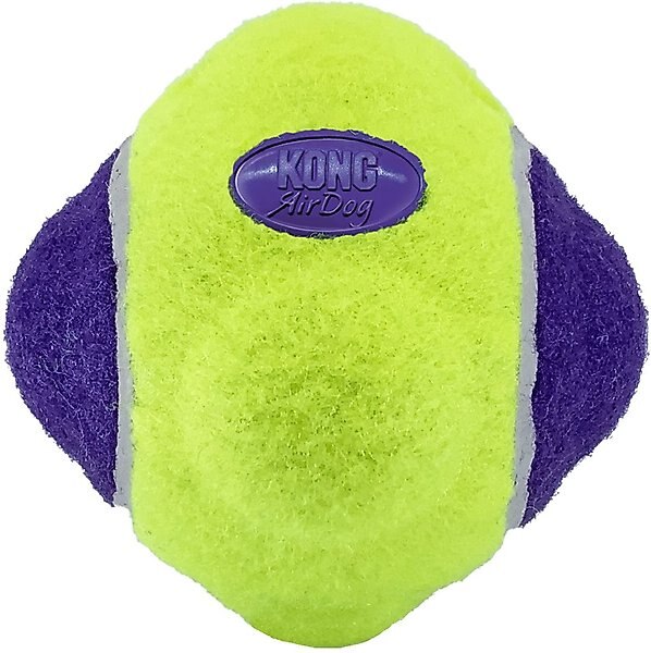 KONG AirDog Knobby Tennis Ball Squeaky Dog Toy, Medium/Large slide 1 of 3