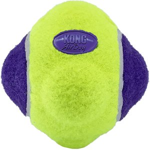 KONG AirDog Knobby Tennis Ball Squeaky Dog Toy, Medium/Large