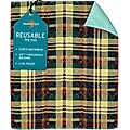 Chew + Heal Max Protect Tartan Plaid Patterned Reusable Dog Pee Pads, 18-in, 1 count