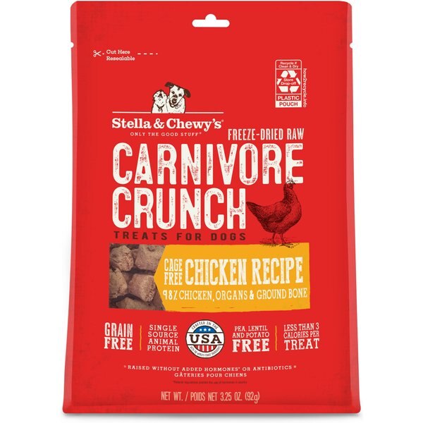 STELLA & CHEWY'S Chicken Breast FreezeDried Raw Dog Treats, 2.75oz