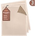 Chew + Heal Max Protect Plaid Reusable Dog Pee Pads, 34-in, 3 count