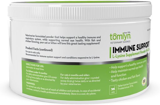 Tomlyn Immune Support Powder Immune Supplement for Cats, 3.5-oz tub