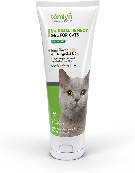 Tomlyn Laxatone Tuna Flavored Gel Hairball Control Supplement for Cats, 2.5-oz slide 1 of 4