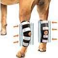 NeoAlly 3-in-1 Long Rear Leg Support Dog Splint Braces, X-Small