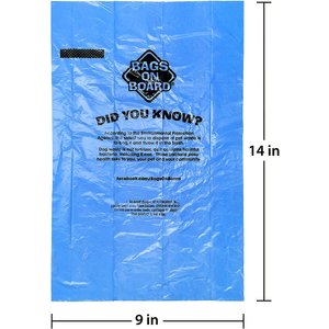 Bags on Board Dog Poop Bags, 315 count, Blue