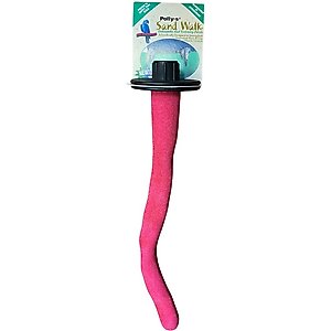 Polly's Pet Products Orthopedic Sandwalk Bird Perch, Pink, Medium