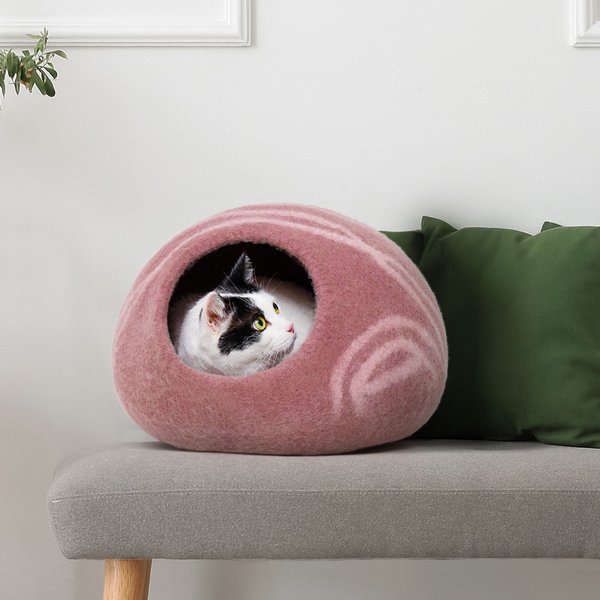 ETHICAL PET Sleep Zone Cuddle Cave Cat & Dog Bed, 22in, Chocolate