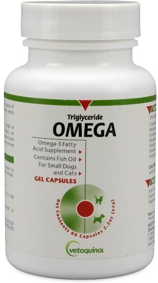 VETOQUINOL Triglyceride OMEGA Omega 3 Fatty Acid Small Breeds