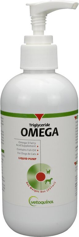 VETOQUINOL Triglyceride OMEGA Omega 3 Fatty Acid Liquid Supplement