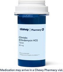 Clintabs (Clindamycin HCl) Tablets for Dogs, 25-mg, 60 tablets slide 2 of 5