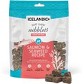 Icelandic+ Soft Chew Nibblets Salmon & Seaweed Recipe Grain-Free Dog Treats, 2.5-oz bag