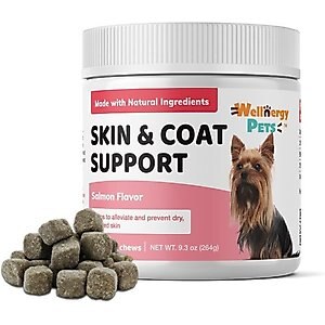 Wellnergy Pets Skin & Coat Support Supplement for Dogs, 120 count