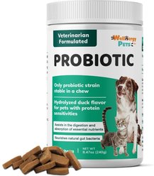 Wellnergy Pets Probiotics & Prebiotics Supplement for Cats & Dogs, 160 count