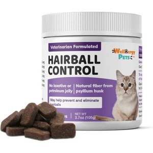 Wellnergy Pets Hairball Control Multivitamin Supplement for Cats, 70 count